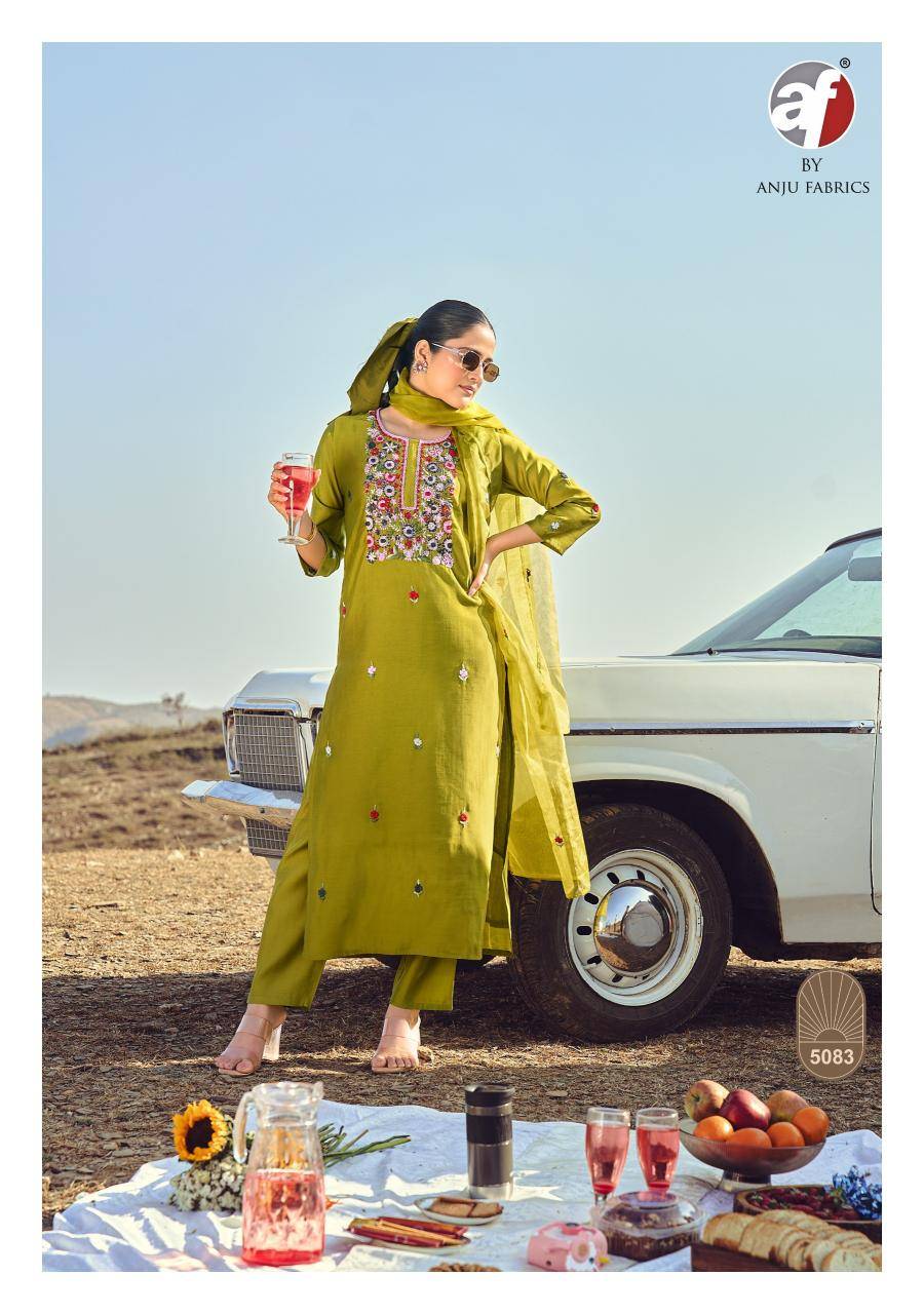 Anju fabrics chandani vol 5 Kurti wholesalers in Mumbai